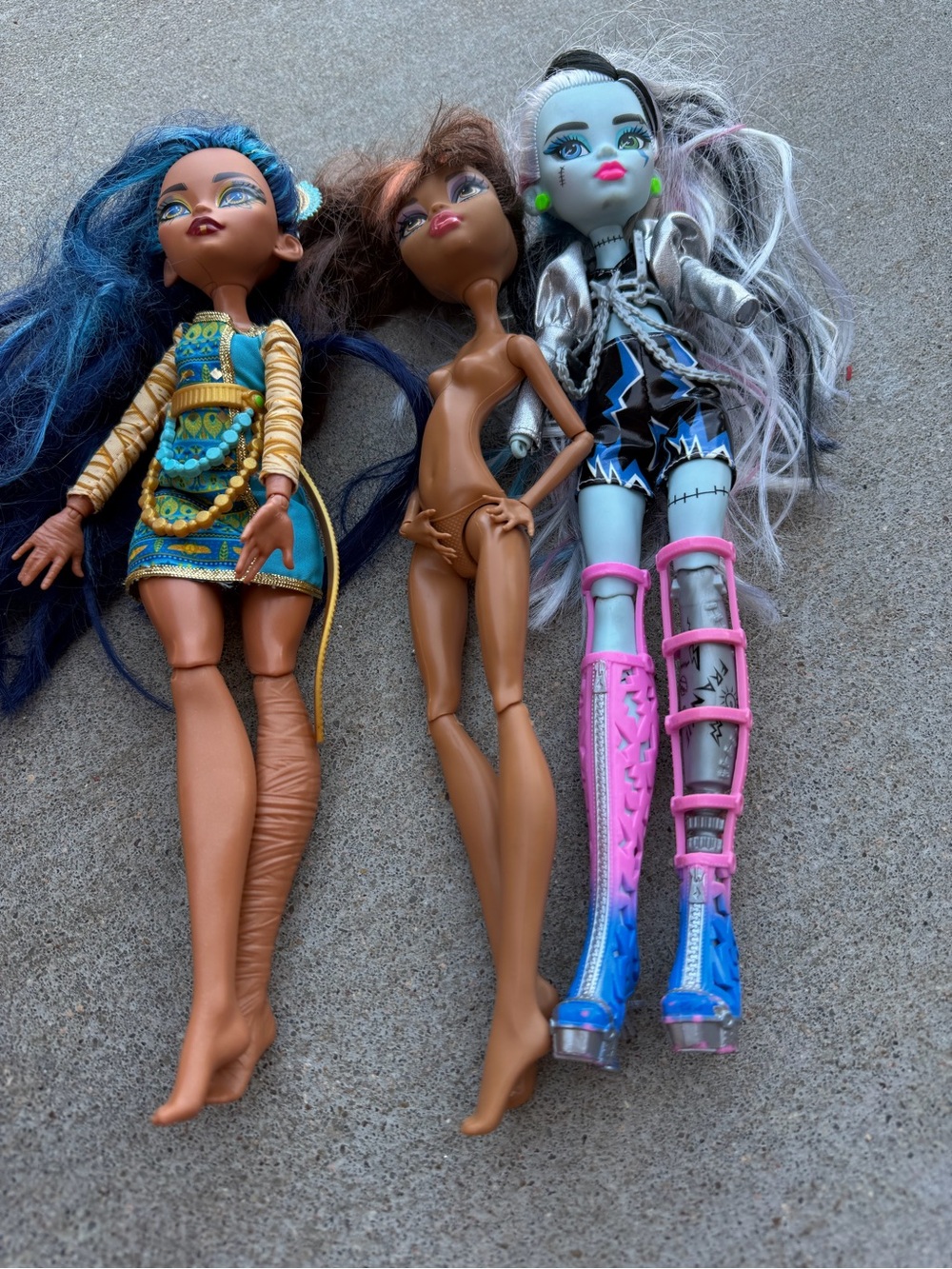 Lot of 3 monster high dolls